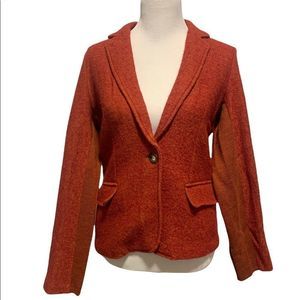 For Cynthia | Red Wool Blazer